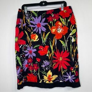 Carlisle Floral Pencil Skirt in Size 14